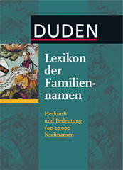 DUDEN - Lexikon der Familiennamen